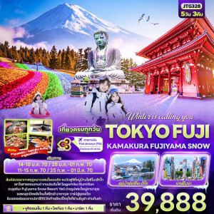 JTG328 ญี่ปุ่น 5 วัน 3 คืน Winter is calling you TOKYO FUJI KAMAKURA FUJIYAMA SNOW