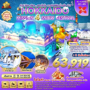 HOKKAIDO MISSION 4 SNOW FESTIVAL 6D 4N