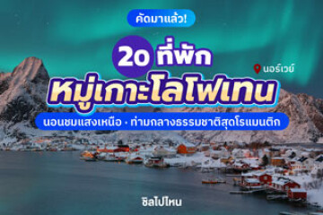 20 ที่พักหมู่เกาะโลโฟเทน นอร์เวย์ นอนชมแสงเหนือ ท่ามกลางธรรมชาติสุดโรแมนติก อัปเดต 2568