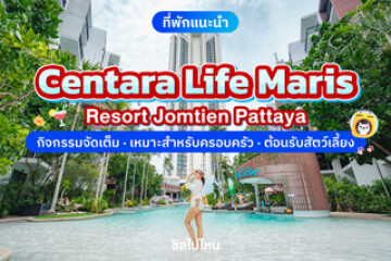 Centara Life Maris Resort Jomtien Pattaya (โรงแรมเซ็นทารา ไลฟ์ จอมเทียน พัทยา)  กิจกรรมจัดเต็ม เหมาะสำหรับครอบครัว ต้อนรับสัตว์เลี้ยง