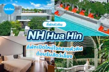NH Hua Hin (เอ็นเอช หัวหิน) ที่พักเปิดใหม่ใจกลางหัวหิน แถมต้อนรับสัตว์เลี้ยง