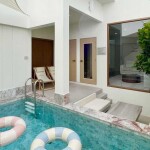 พูลวิลล่าบางแสน : Swan Private Pool Villa สำหรับ 6 ท่าน