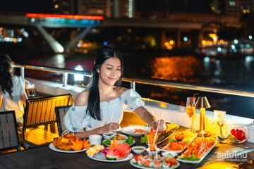 Loy Krathong Festival : VIVA Alangka Dinner Cruise in Bangkok [Asiatique]