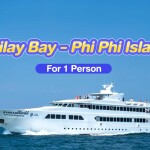 บัตรโดยสารเรือเฟอรี่ : เส้นทาง อ่าวไร่เล-เกาะพีพี สำหรับ 1 ท่าน, ภูเก็ต