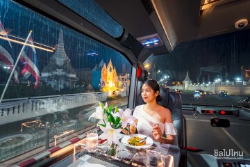 [From Bangkok] Bustaurant : Bangkok Sightseeing Luxury Bus Food Tour