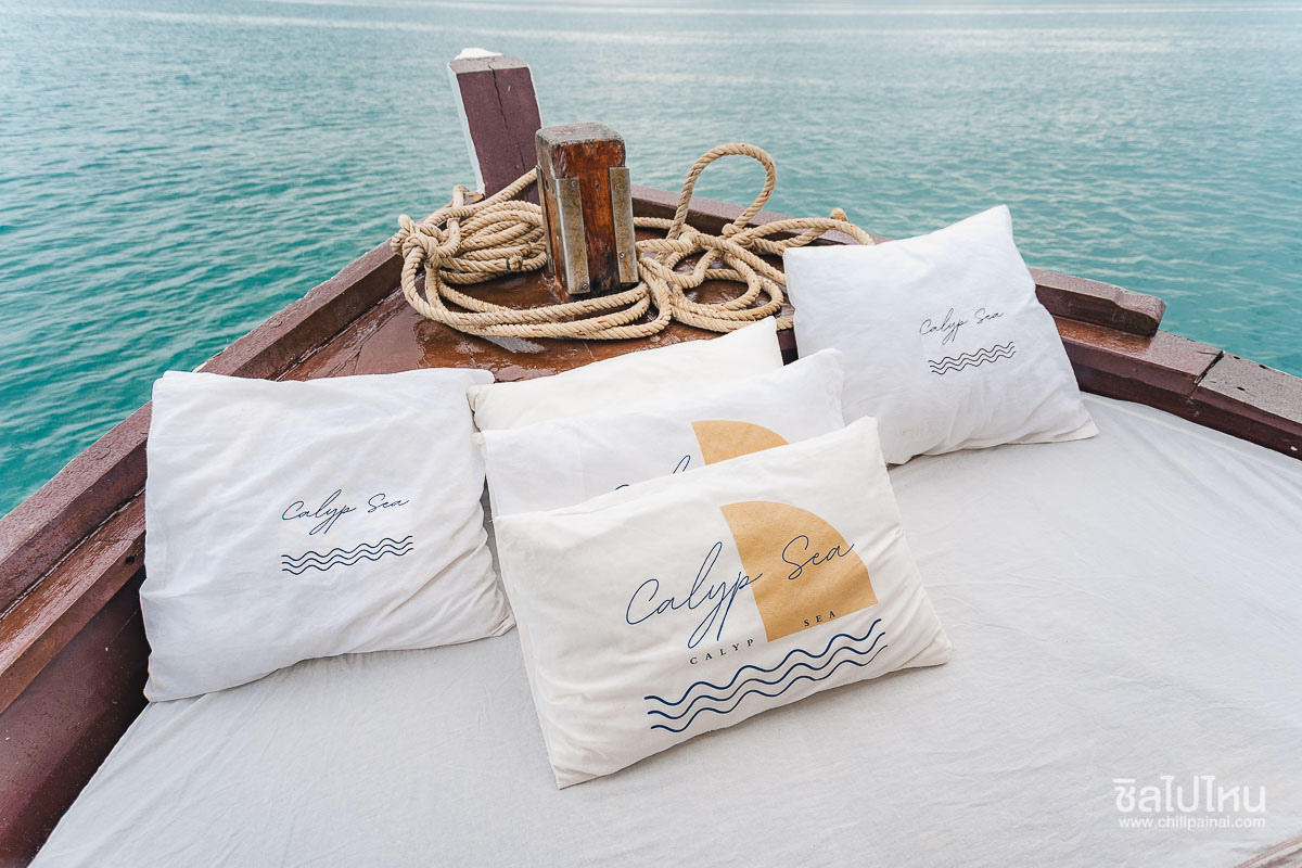 ล่องเรือไม้สุดหรู Calypsea เที่ยวเกาะยอ ดำน้ำ + พายเรือซับบอร์ด + ตกปลา ตกหมึก + เซตอาหาร, สัตหีบ ชลบุรี