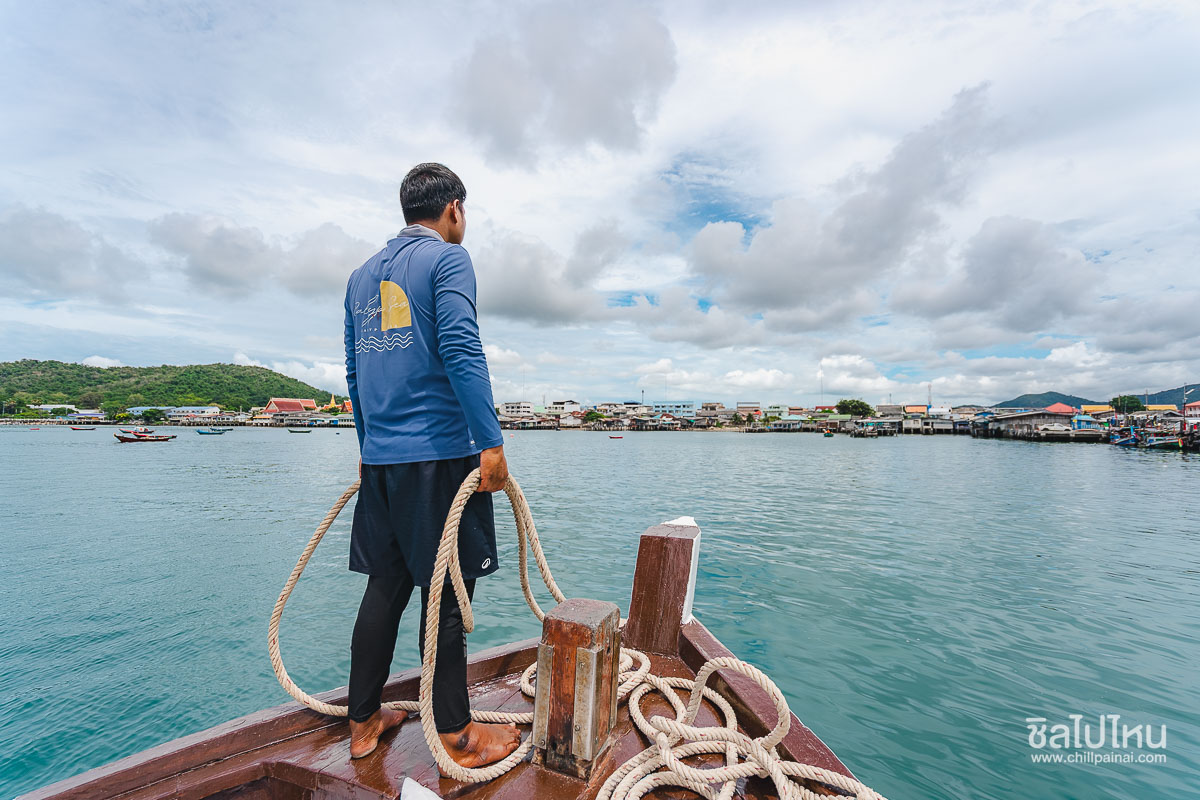 ล่องเรือไม้สุดหรู Calypsea เที่ยวเกาะยอ ดำน้ำ + พายเรือซับบอร์ด + ตกปลา ตกหมึก + เซตอาหาร, สัตหีบ ชลบุรี