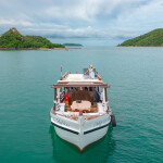 ล่องเรือไม้สุดหรู Calypsea เที่ยวเกาะยอ ดำน้ำ + พายเรือซับบอร์ด + ตกปลา ตกหมึก + เซตอาหาร, สัตหีบ ชลบุรี