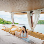 ล่องเรือไม้สุดหรู Richho เที่ยวเกาะยอ ดำน้ำ + พายเรือซับบอร์ด + ตกปลา ตกหมึก + เซตอาหาร + ชุดอาหารทะเล, สัตหีบ ชลบุรี