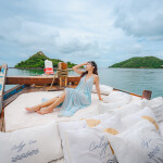 ล่องเรือไม้สุดหรู Richho เที่ยวเกาะยอ ดำน้ำ + พายเรือซับบอร์ด + ตกปลา ตกหมึก + เซตอาหาร + ชุดอาหารทะเล, สัตหีบ ชลบุรี
