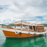ล่องเรือไม้สุดหรู Richho เที่ยวเกาะยอ ดำน้ำ + พายเรือซับบอร์ด + ตกปลา ตกหมึก + เซตอาหาร + ชุดอาหารทะเล, สัตหีบ ชลบุรี
