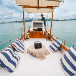 ล่องเรือไม้สุดหรู Rita เที่ยวเกาะยอ ดำน้ำ + พายเรือซับบอร์ด + ตกปลา ตกหมึก + เซตกุ้งเผา, สัตหีบ ชลบุรี