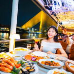 Chaophraya Cruise : บุฟเฟ่ต์ดินเนอร์บนเรือหรูล่องแม่น้ำเจ้าพระยา