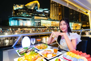 Valentine's : Chao Phraya Princess Dinner Cruise in Bangkok [ICONSIAM Pier]