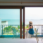 Samed Seaside Resort (เสม็ด ซีไซด์ รีสอร์ท) ห้อง เตียงใหญ่พร้อมวิวทะเล 2 ท่าน เกาะเสม็ด