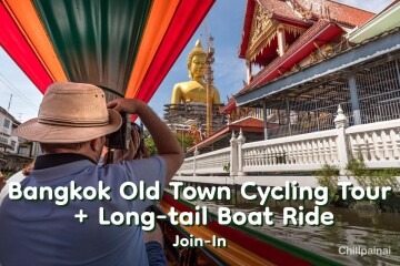 Bangkok Old Town Cycling Tour + Long-tail Boat Ride · Join Tour