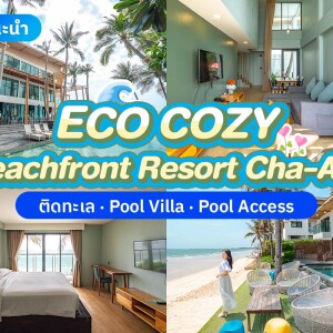Eco Cozy Beachfront Resort Chaam (อีโค โคซี่ บีชฟรอนท์ รีสอร์ท ชะอำ) ห้อง Superior 2 ท่าน , หัวหิน