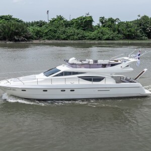 เรือยอร์ชส่วนตัวล่องแม่น้ำเจ้าพระยา : Ferretti Yacht 460 (Flow Happy) : กรุงเทพ