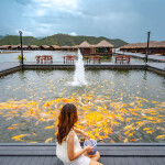 Ruknam Resort (รักน้ำรีสอร์ท) บ้านมัลดีฟส์ วอเตอร์พาร์ค วิวสวนน้ำ 2 ท่าน กาญจนบุรี