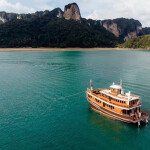 ล่องเรือสำราญดำนำ้/รับประทานอาหาร/ชมพระอาทิตย์ตกดิน อ่าวนาง กระบี่