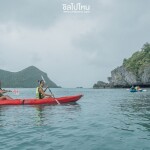 One Day Trip ดำน้ำตื้นและพายเรือคายัด อุทยานแห่งชาติหมู่เกาะอ่างทอง : เริ่มต้นที่เกาะพะงัน เรือสปีดโบ๊ท