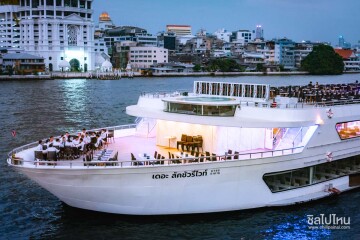 New Year Party 2026 : Twilight The Luxury White Dinner Cruise in Bangkok [Asiatique]