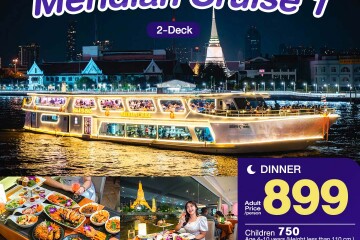 Meridian 1 Dinner Cruise in Bangkok [ICONSIAM Pier]