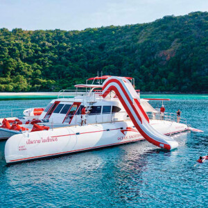 ทริปล่องเรือยอร์ชพัทยาเต็มวัน 2 เกาะ เกาะไผ่-เกาะริ้น ชมพระอาทิตย์ตก+บุฟเฟต์อาหารไทย+รถรับ-ส่ง