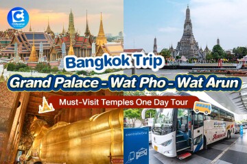 [Bangkok] Grand Palace, Wat Pho, Chao Phraya River and Wat Arun Full Day Tour