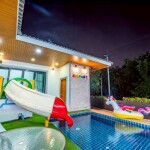 พูลวิลล่าบางเสร่ : Airport pool villa พักได้ 10-15 ท่าน สัตหีบ,ชลบุรี