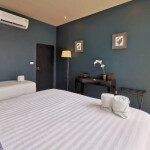 พูลวิลล่าพัทยา : V3 DOJO POOL VILLA DARK POOL 2 ห้องนอน เริ่ม 4 ท่าน