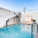 พูลวิลล่าพัทยา : Mavia Fun Pool Villa สำหรับ 10 ท่าน