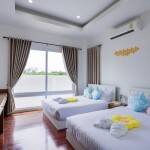 พูลวิลล่าพัทยา : Ocean Fun Pool Villa สำหรับ 10 ท่าน