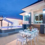 พูลวิลล่าพัทยา : Ocean Fun Pool Villa สำหรับ 10 ท่าน