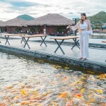 Ruknam Resort (รักน้ำ  รีสอร์ท มัลดีฟส์ ไทยแลนด์ เขื่อนศรีนครินทร์ กาญจนบุรี) บ้านมัลดีฟส์ วอเตอร์พาร์ค วิวสวนน้ำ 2 ท่าน กาญจนบุรี