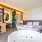 Sangthian Beach Resort Koh Samed (แสงเทียนบีชรีสอร์ท เกาะเสม็ด) ห้อง Cozy Jacuzzi Ocean VIP 2 ท่าน, เกาะเสม็ด