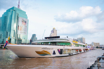 SUNSET Sawasdee Chaophraya in Bangkok [ICONSIAM Pier]