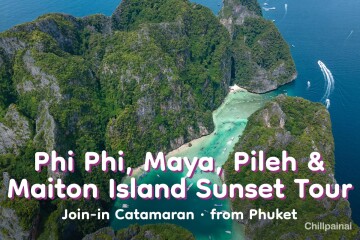 Phi Phi, Maya Bay, Pileh Lagoon & Maiton Island Sunset Tour · Join-in Catamaran · from Phuket