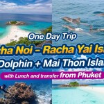 [From Phuket] Speed Boat : One Day Tour Racha Noi - Racha Yai Island + Dolphin + Mai Thon Island with Lunch and transfer