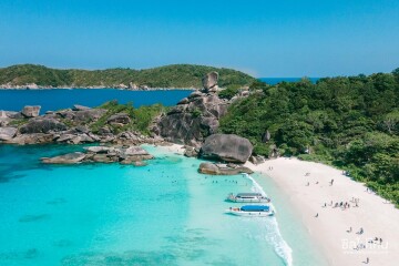 [From Phuket] 2-Deck Speed Catamaran : Lazy Similan Islands Day Tour with 3 meals and transfer