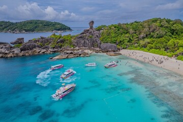 [From Phuket] 2-Deck Speed Catamaran : Similan Islands Day Tour with 3 meals and transfer