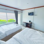 ห้องพัก Seattlec (ซีแอตเทิล) Hillsids,Top view,Pool view สำหรับ 2 ท่าน/คืน , แสมสาร