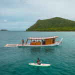 One Day Trip ล่องเรือไม้ Sea View ดำน้ำอ่าวแสมสาร เล่นน้ำ ทานอาหารซีฟู้ด ขึ้นเที่ยวบนเกาะ (เหมาลำ6-12ท่าน)