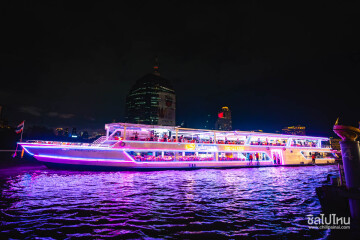 New Year Party COUNTDOWN 2026 : Smile Riverside Dinner Cruise in Bangkok [Wat Kalayanamit Pier]