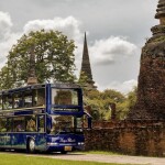 สุริยันจันทรา : One Day Trip The Heritage Bus Restaurant  นั่งรถบัสหรูชมเมืองเก่า พร้อมรับประทานอาหารบนรสบัสและล่องเรือ , อยุธยา