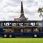 สุริยันจันทรา : One Day Trip The Heritage Bus Restaurant  นั่งรถบัสหรูชมเมืองเก่า พร้อมรับประทานอาหารบนรสบัสและล่องเรือ , อยุธยา