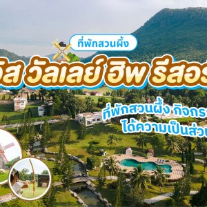 Swiss Valley Hip Resort (สวิส วัลเลย์ ฮิพ รีสอร์ต) ห้อง Deluxe villa 2 ท่าน, สวนผึ้ง