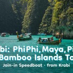 Krabi: Phi Phi, Maya Bay, Pileh Lagoon & Bamboo Islands Tour · Join-in Speedboat · from Krabi