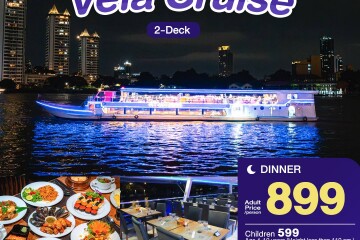 VELA Cruise Dinner in Bangkok [Asiatique]