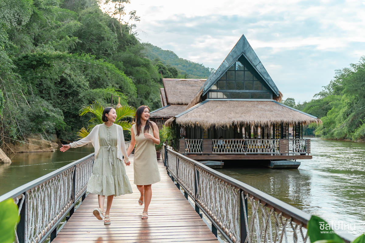 The Float House River Kwai (เดอะ โฟลทเฮาส์ ริเวอร์แคว)  วิลล่าลอยน้ำสุดหรูกาญจนบุรี ริมแม่น้ำแควน้อย